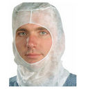 White Color Disposable Protective Wear Non Woven Space Cap Three Pieces Sewed