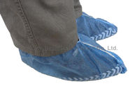 Breathable Polypropylene Disposable Shoe Covers Anti - Skid Hand Made Style