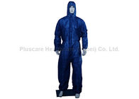 Spunbonded Polypropylene Disposable Protective Wear Coverall Zip Fastening Front