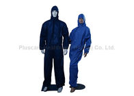 Three Layer Non Woven SMS Disposable Protective Coveralls With Laydown Collar